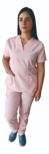 Uniforme Antifluido Dama Unicolor Uniforme Enfermeria