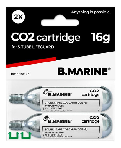 B.marine Cartucho De Co2 Premium Para Boya Inflable De Cintu