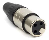 Comprar Kit 10 Plug Canon Xlr Macho E 10 Xlr Femea De Linha Roxtone