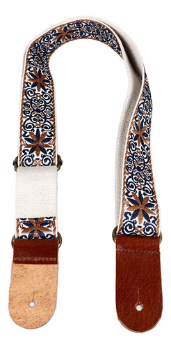Correa De Ukelele De Estilo Étnico Bordada De Longitud Ajust