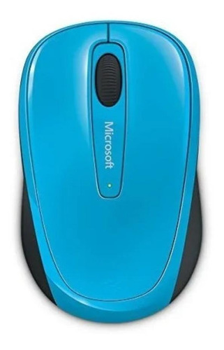 Mouse Microsoft  Wireless Mobile 3500 azul cian