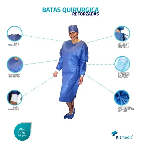 Bata quirúrgica características best sale