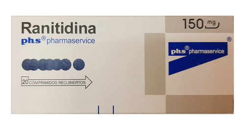 Ranitidina Phs X 150 Mg 20 Cápsulas