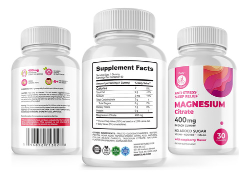 Suplemento Dr. Moritz Magnesium Gummies Sem Açúcar