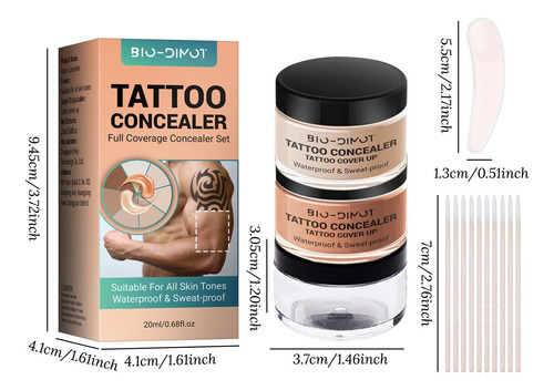 Tatuaje Corrector Bio-dimot Corrector Profesional Cubierta