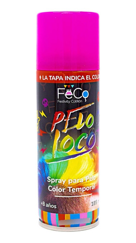Pintura Para Cabello Colores Temporal Tipo Spray