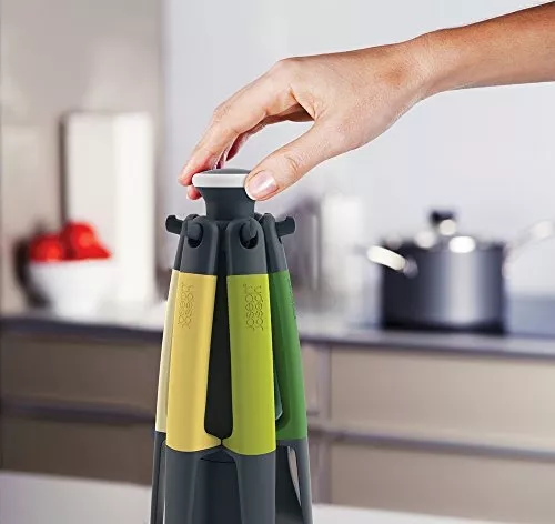 Carrusel Joseph Joseph Elevate Acero con 6 Utensilios de Cocina