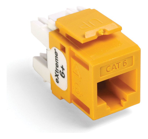 Leviton Conector Quickport 6110-by6 Extreme 6+, Cat 6, Amari