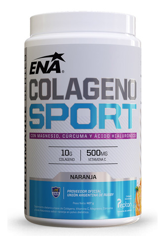 Colágeno Sport 407grs Vitamina C Acido Hialurónico Magnesio