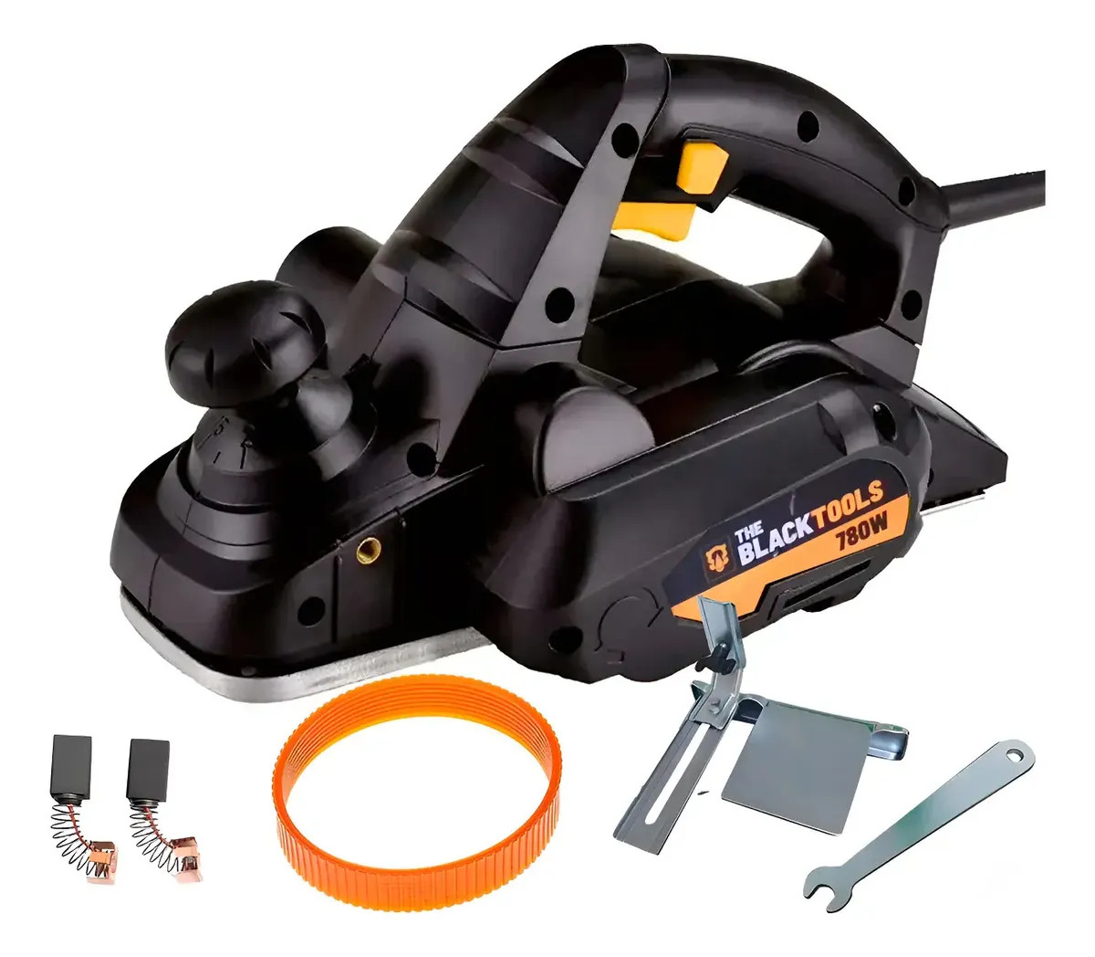 Plaina Elétrica Manual Profissional 780w 16500rpm Cor Preto