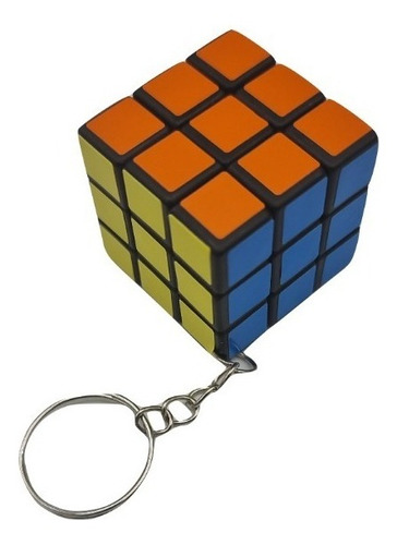 Llavero Cubo Mágico Estilo Rubik Ideal Souvenir Evento 3x3cm