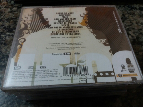 Cd Diego - Rbd - Edição Brasil - Tiragem Aa Lacrado