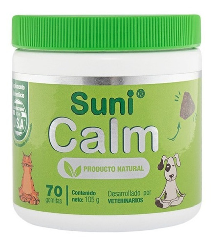 Tranquilizante Natural Para Perros Y Gatos Suni Calm