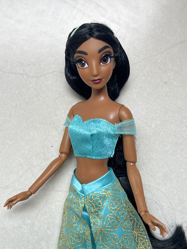 Disney Store Designer Jasmine Jazmin Aladdin Muñeca Barbie (Usado)