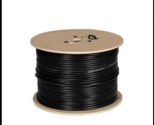 Cable Coaxial Rg6 40/60 Carreta X 305 Mts Color Negro 