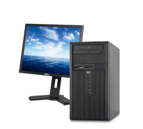 Computadora Hp Amd Sempron 3000-2gb Ram-disco160 Lcd 19 Win7 (Reacondicionado)