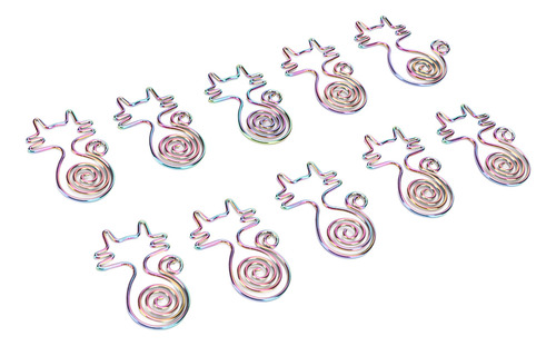 Lindos Clips De Papel Con Forma De Gato, 100 Piezas, Colorid