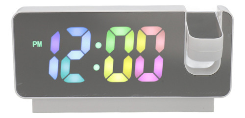 ! Reloj Despertador De Proyección, Brillo Ajustable, Número