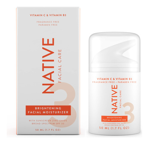 Native Hidratante Facial Iluminador, Hidratante Facial Con V