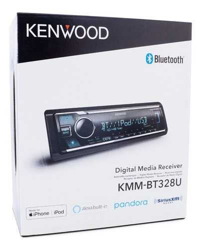 Imagen 1 de 6 de Reproductor Kenwood Kmm-bt328 Bluetooh Usb Aux Spotify