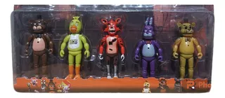 Set Muñecos Five Nights At Freddy's Articulables Blister X5