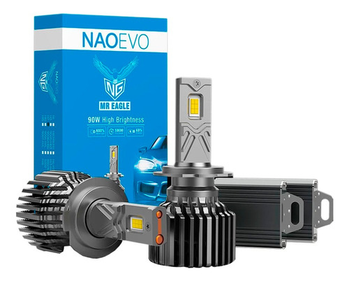 Kit Focos Led 21.600lm Serie Ng Canbus Base 9005 Naoevo