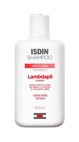 Shampoo Isdin Lambdapil Anticaída en botella de 200mL por 1 unidad