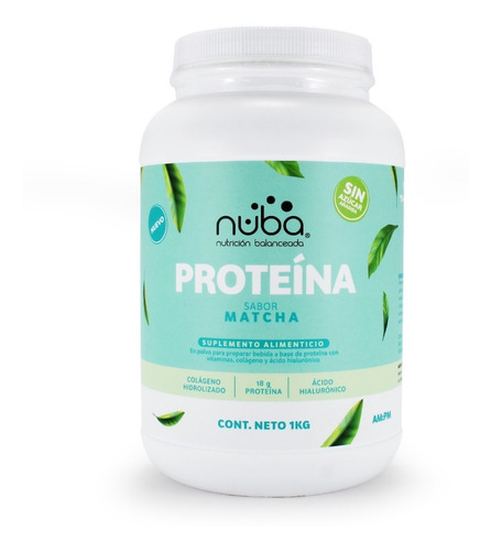 Imagen 1 de 6 de Nuba Proteina + Colageno + Acido Hialuronico