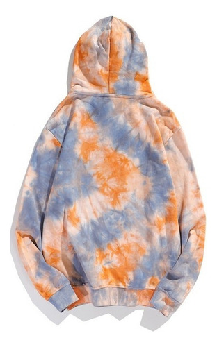 Sudadera Con Capucha 85% Algodón Tie Dye Hombres Sudaderas C