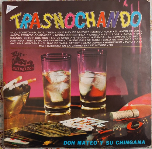 Vinilo Lp De Don Mateo Y Su Chingana - Trasnochando(xx366