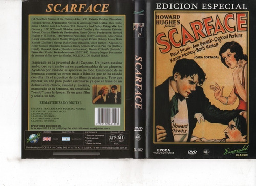 Scarface (1932) - Dvd Original - Mcbmi