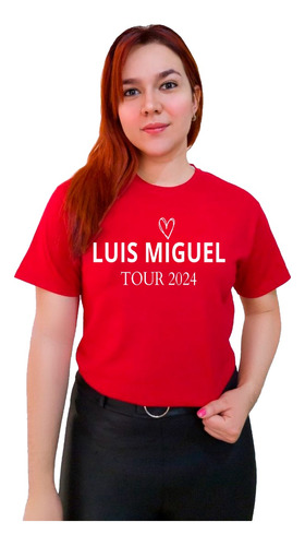 Polera Luis Miguel Tour 2024 Estadio Nacional Exclusividad 1