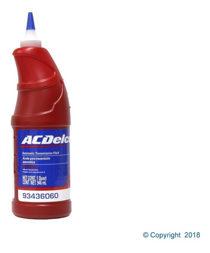 Aceite Transmision Automatica Dexron Ill 946 Ml 1 Pz