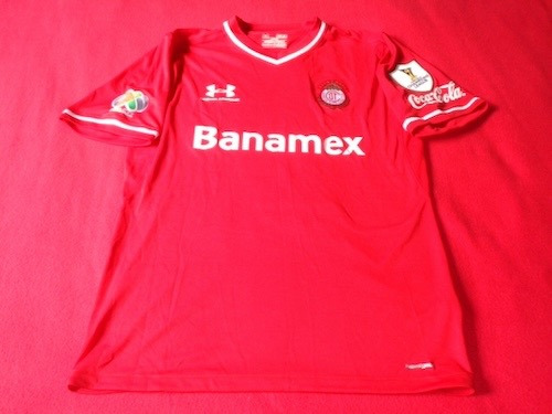 Club Toluca Jersey Match Worn Ponce Concachampions