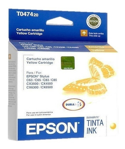 Cartucho Original Epson T047420 T047 C63 C65 C83 C85 Cx4500