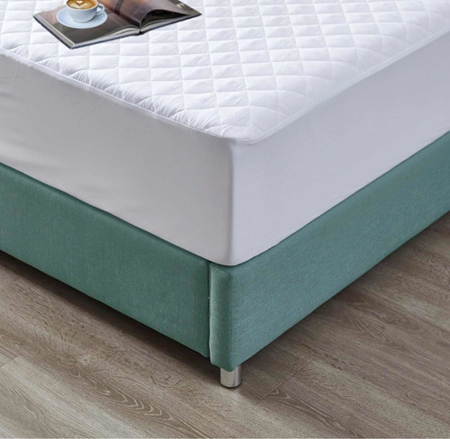 Cubre Colchón Queen Ajustable Cama160x200 Hotelero Protector