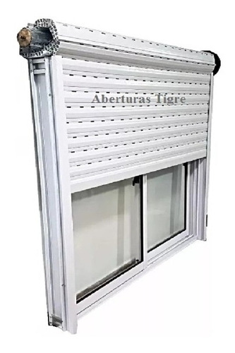 Ventanas Aluminio 120x200 Vidrio 4mm Mosquitero Y Persiana