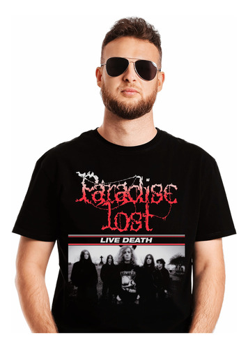 Polera Paradise Lost Live Death Metal Abominatron