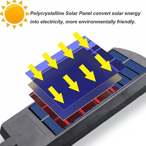 . .. Kit 2 Reflectores Luz Led Solar Sensor Movimiento 100w