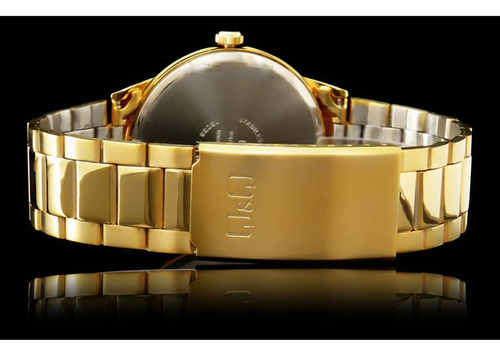 Reloj Q&q Para Hombre Acero Dorado