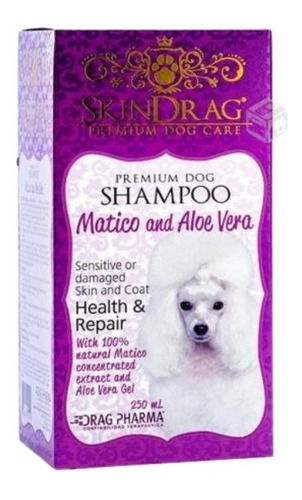 Shampoo Skindrag Matico Y Aloe Vera Para Perro