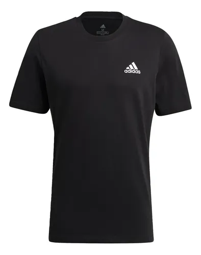 Camiseta Essentials Pequeno Logo Bordado adidas