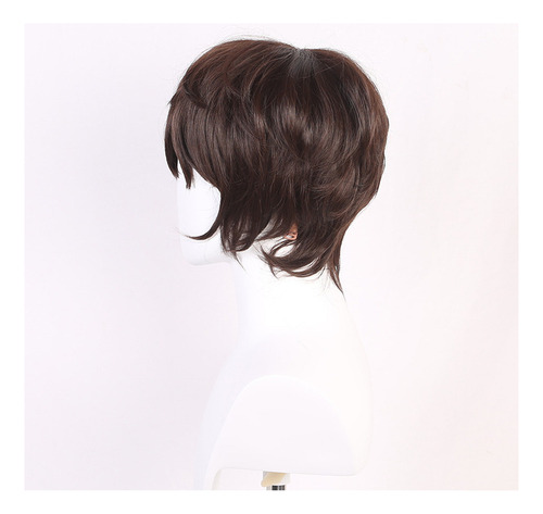 Peluca Para Cosplay Anime Dazai Osamu, 30 Cm