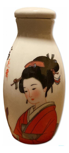 Adorno De Porcelana Con Motivos Japonés Para Suerte