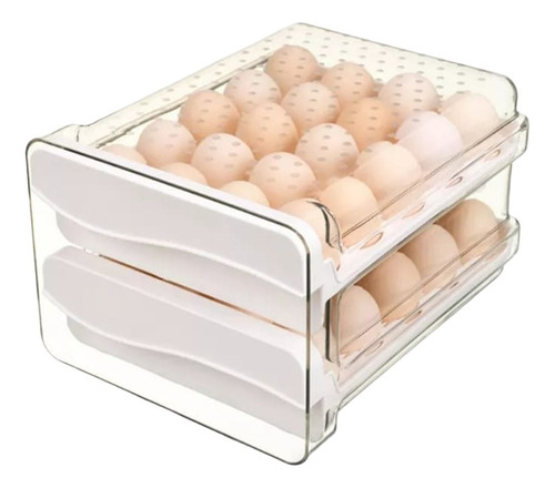 Bandeja Organizador Porta Huevos 2 Niveles Para Refrigerador