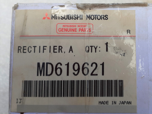 Retificador Alternador Mitsubishi L200 Outdoor   Md619621