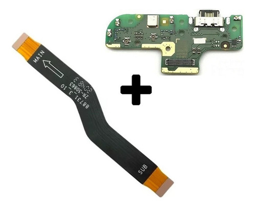 Placa De Carga Sub + Cabo Flex Para Moto G9 Power Xt2091