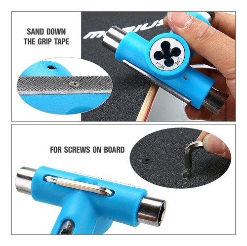 Skateboard T Tool: Tudo Em Um E Chave De Fenda