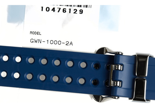 Pulseira Original Casio Resina Azul Gwn-1000-2a