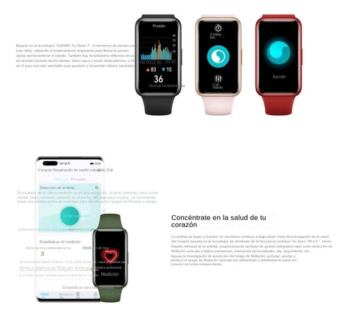Pulsera Huawei 7 Smart Sleep Batería De Larga Duración
